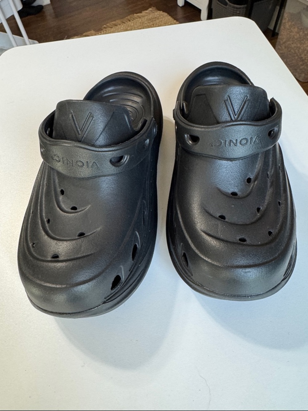Vionic Recovery RX Black Comfort Clog Sandals Size 6 - Picture 6 of 9